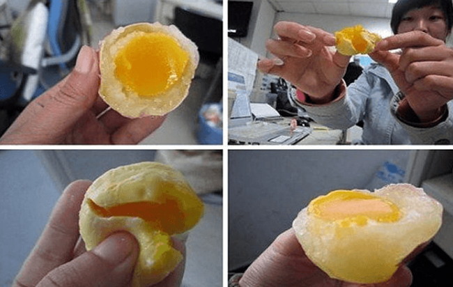 Искусственное яйцо из Китая